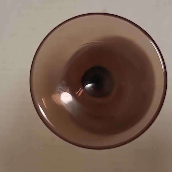 Set of 3 Vintage Amethyst Wine Glasses - Picture 9 of 16